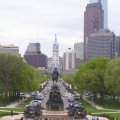 View From The Top Of The Rocky Stairs - Philadelphia